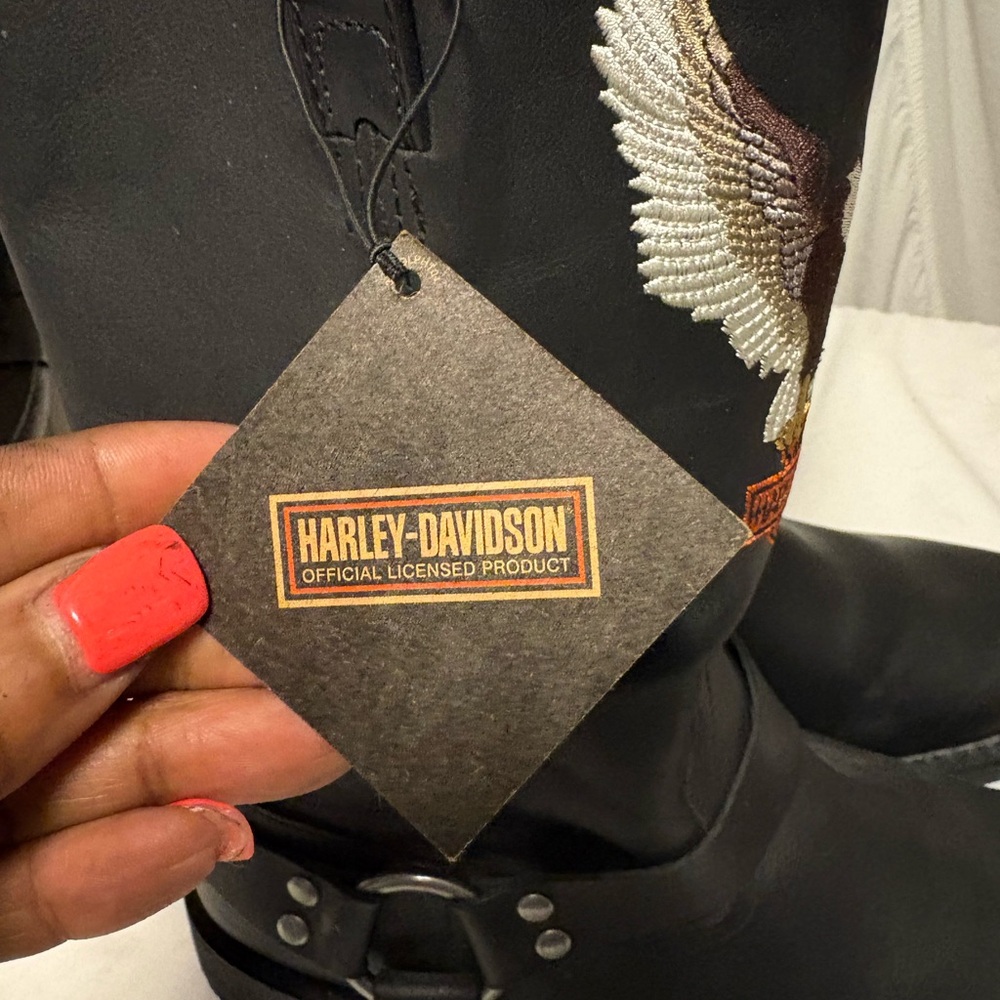 Harley-Davidson Darren D93216 Men’s Motorcycle Boots BRAND NEW - Picture 6 of 9